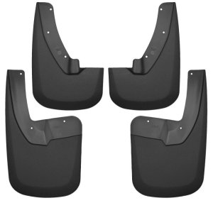 Ram 1500 Mud Guards - Front + Rear - Husky Liners - FormFit Design - Black - `09-`17 Ram 1500 Mud Guards - Front + Rear - Husky Liners - FormFit Design - Black - `09-`17